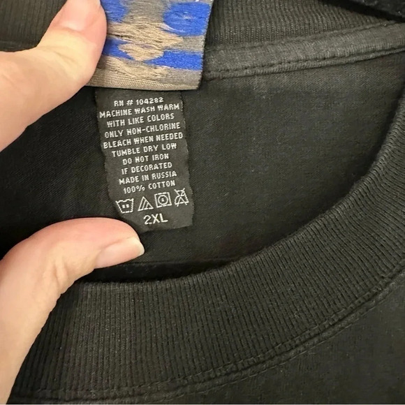 Authentic Wildman Apparel Black “American Pride, United We Stand” T- Shirt Sz 2X - Picture 6 of 8